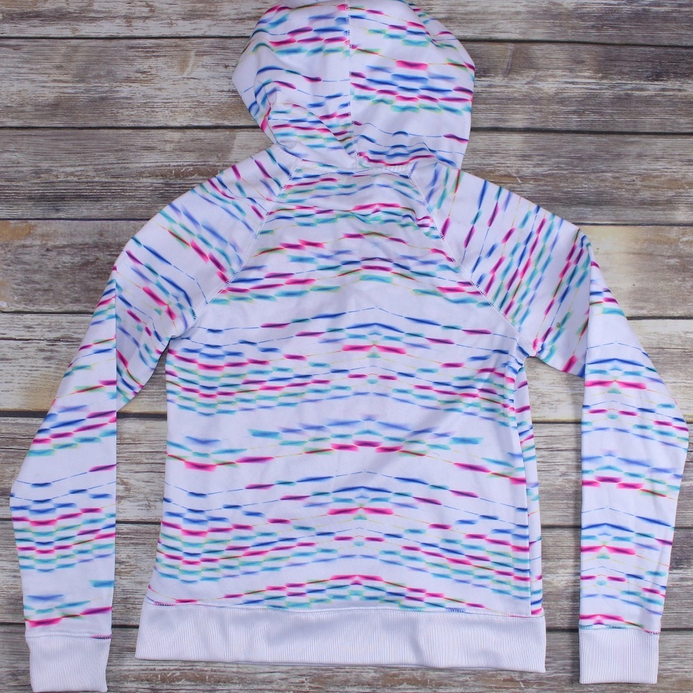 Fila Sport Colorful 1/4 Zip Hoodie Size Large 14 - Picture 2 of 4